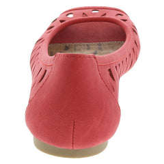 Choppy Peep Toe Flats