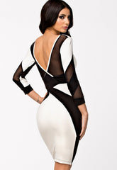 Dual Toned Dress